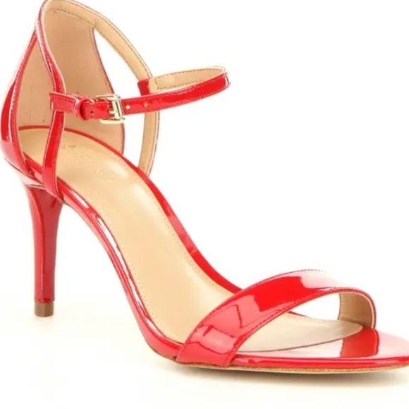 Michael Kors Shoes - MICHAEL Michael Kors Simone Patent Leather Sandals